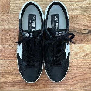 Golden Goose Black and White Sneakers